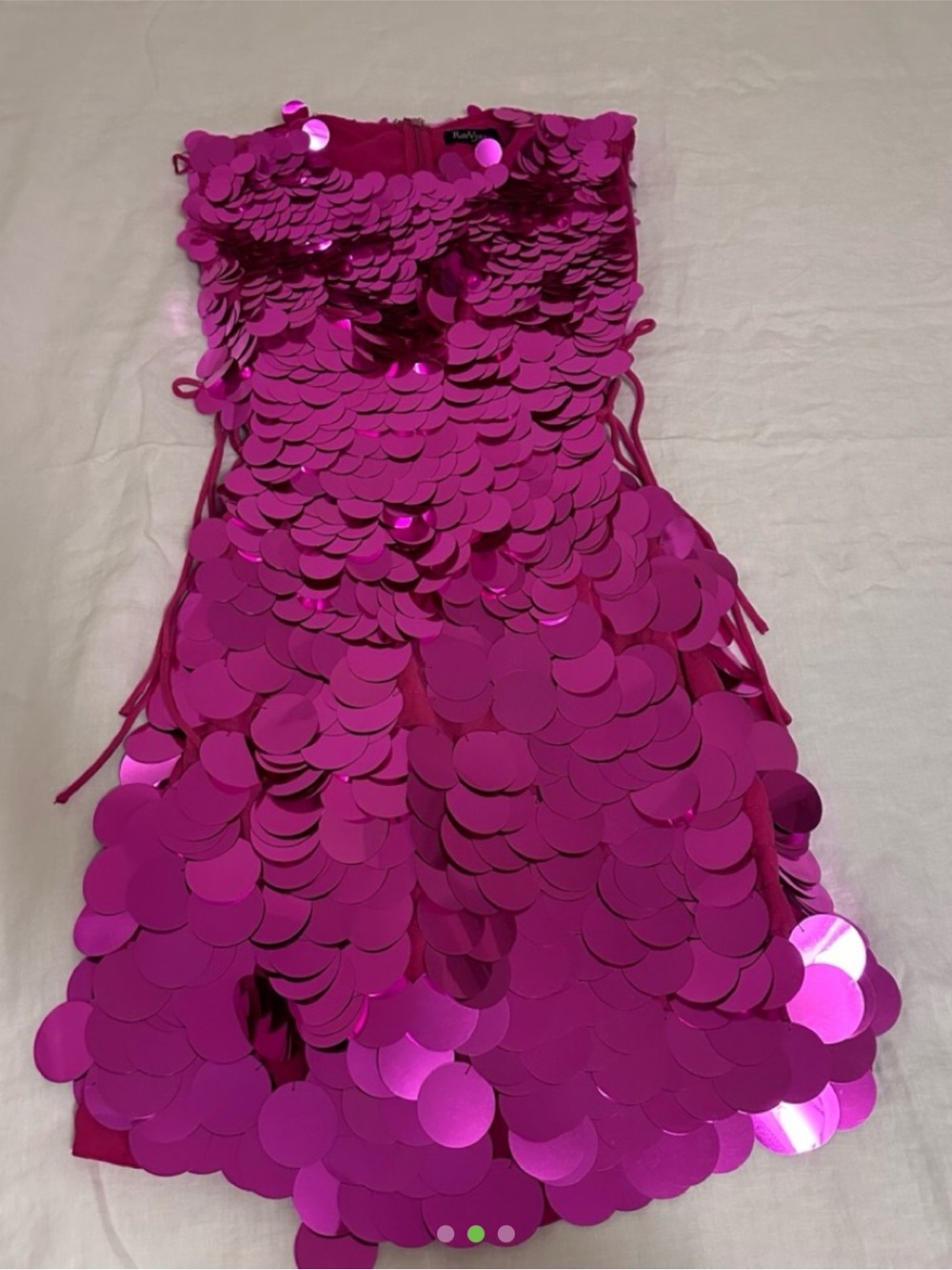 Pink Sequin Mini Dress - Picture 2 of 3